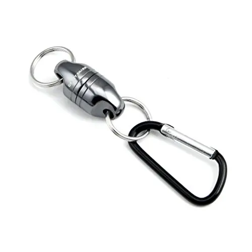 Detachable Keychain Magnetic Holder Aluminum Alloy Plus Electroplating