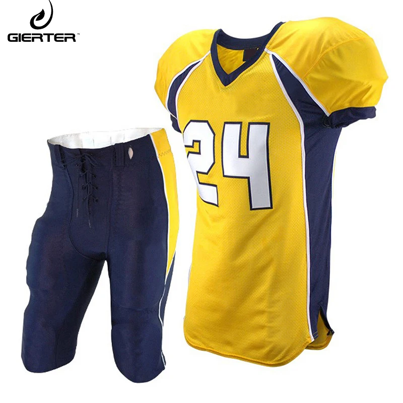 

Low MOQ Uniform Football Kits Custom Sublimated Cheap American Football Uniforms, Accept customer requirement