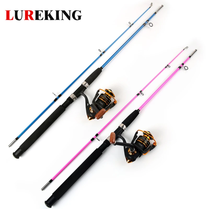 

Free Sample In Stock Fast Cheap 1.2M Kids Children Fishing Glass Fiber Rod 2 Section Pole Fishing Tackle