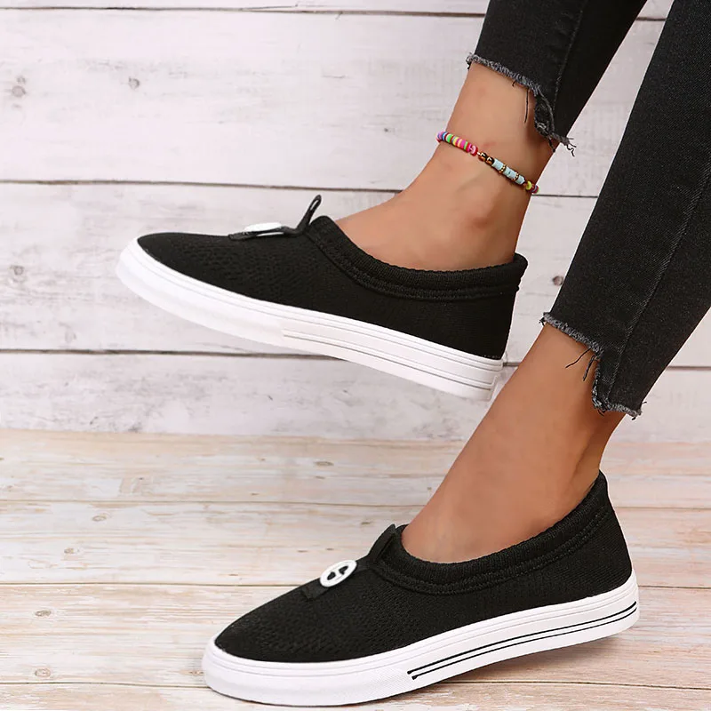 

Autumn fashion trend women flat mesh pumps shoes casual shoes, Black,blue,pink