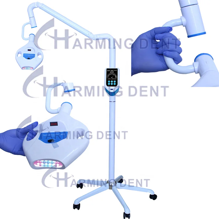 

Portable dental teeth whitening LED machine 3 colors / Dental bleaching unit lamp / Factory price dental teeth whitening lamp