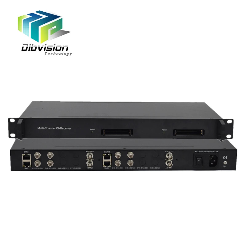 

4*DVB-S/S2/C tuner to ip/asi satellite tv receiver&Multiplexer&De-scramber with 4 CAM CI slot