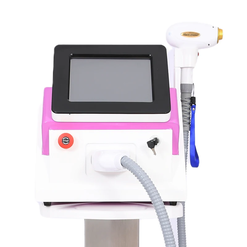 

Portable China best triple wavelength diode laser 755 808 1064 professional painless permanent laser hair removal machine