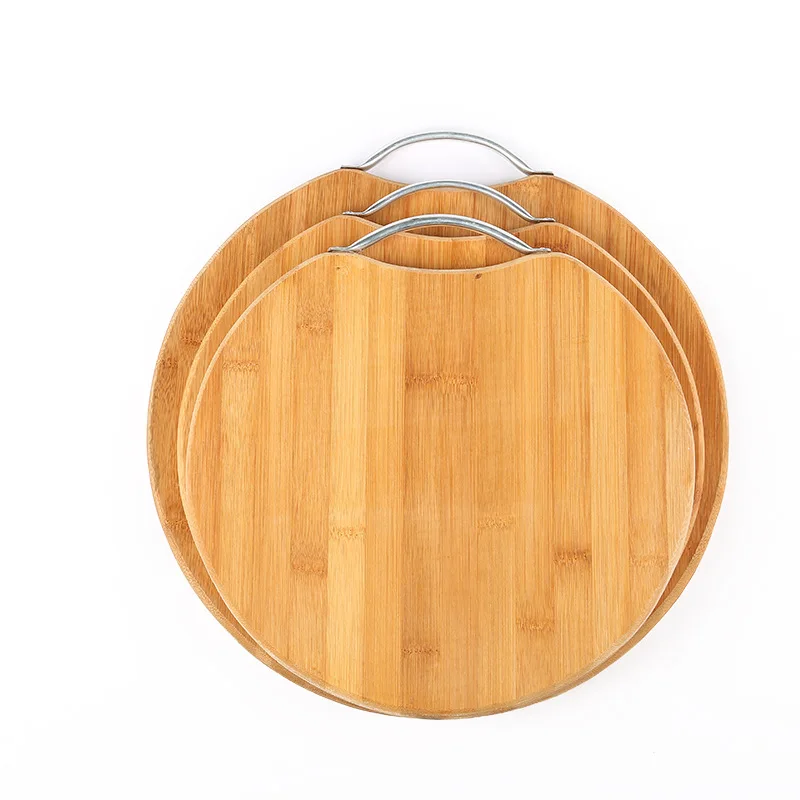 

Bamboo Chopping Board Safety and Environmental Protection Round Fruit and Vegetable Home Cutting Board