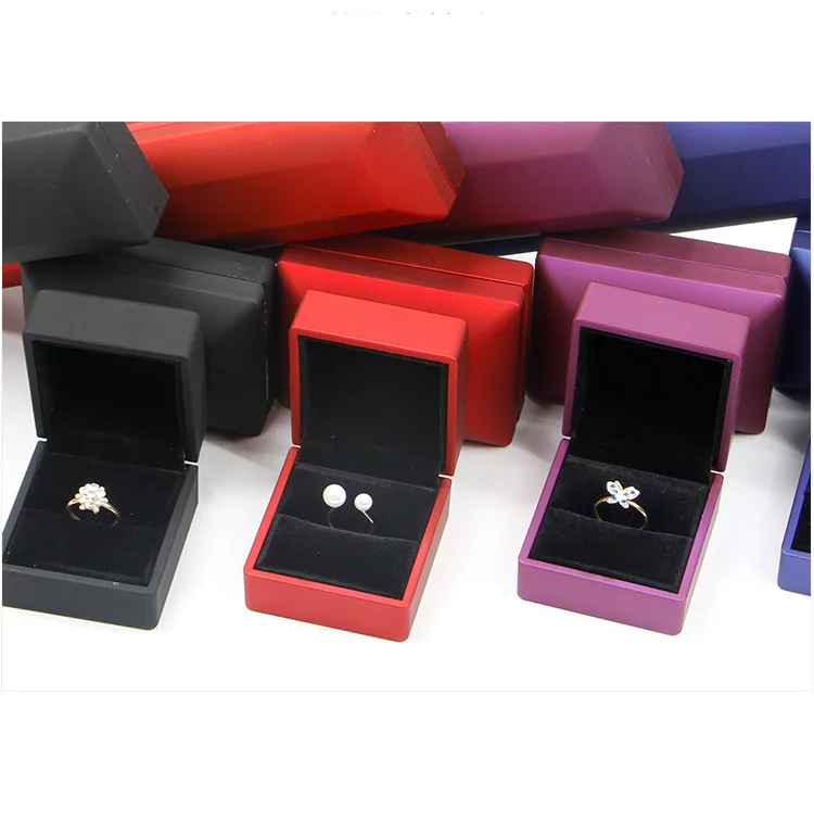 
wholesale and retail led light ring box jewelry box 