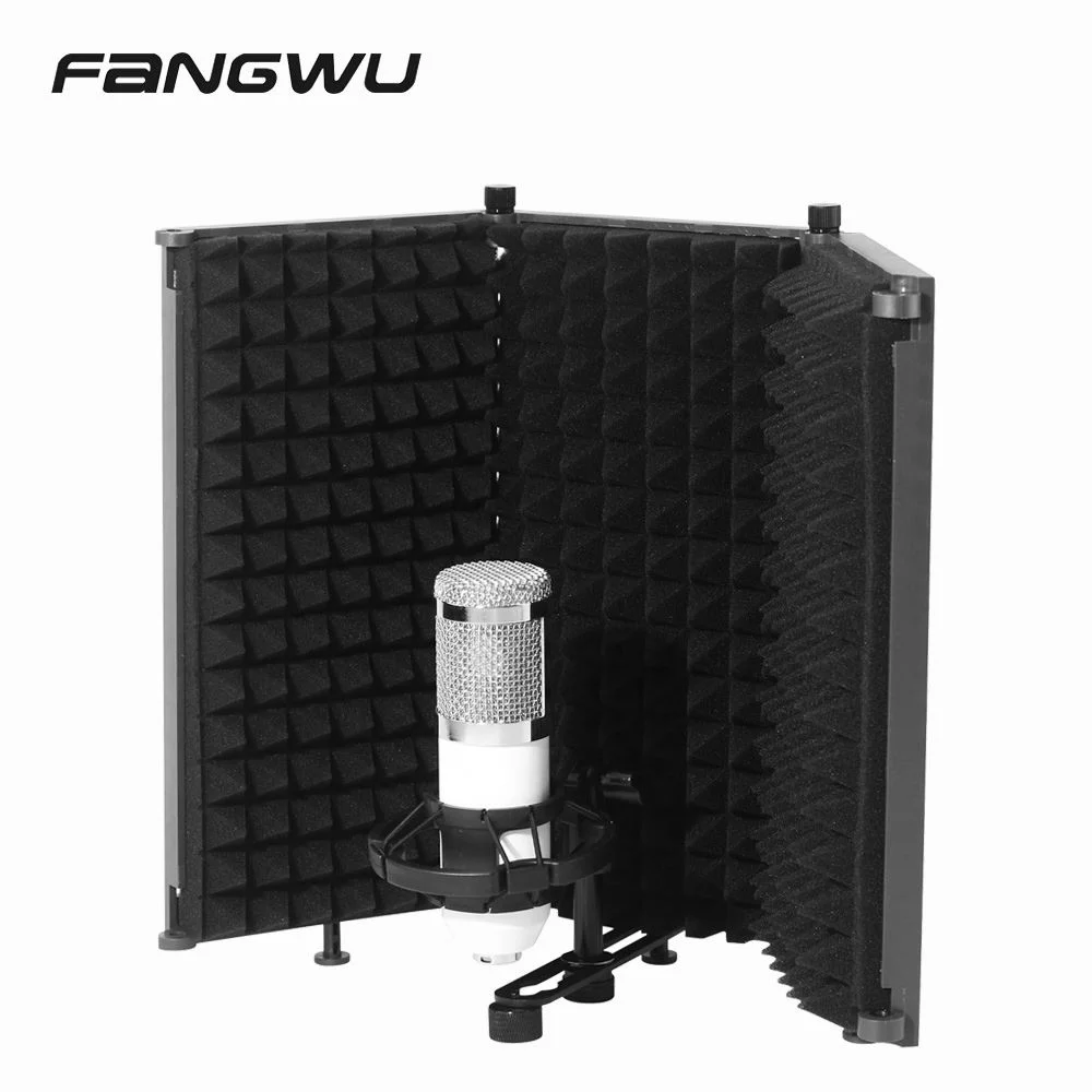 

Factory OEM Microphone Acoustic Shield Acoustic Reflection Filter 3 Doors, Black