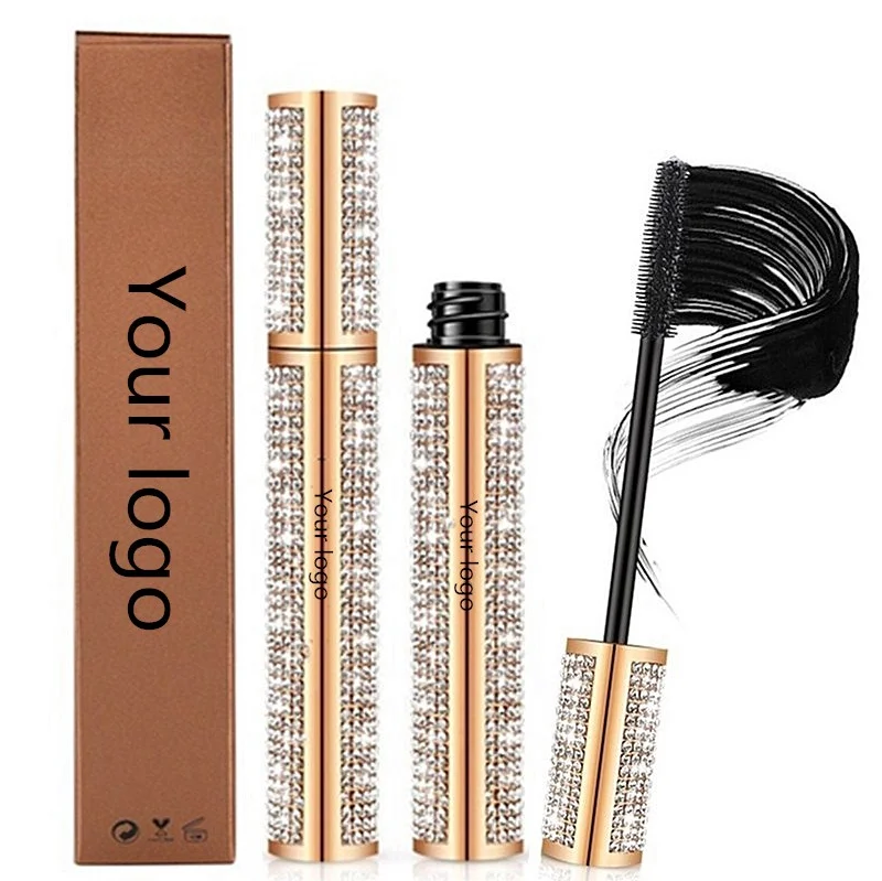 

Diamond Eye Lash Fiber Mascara Waterproof oil free Mascara Curling Lengthening Organic Private Label Mascara