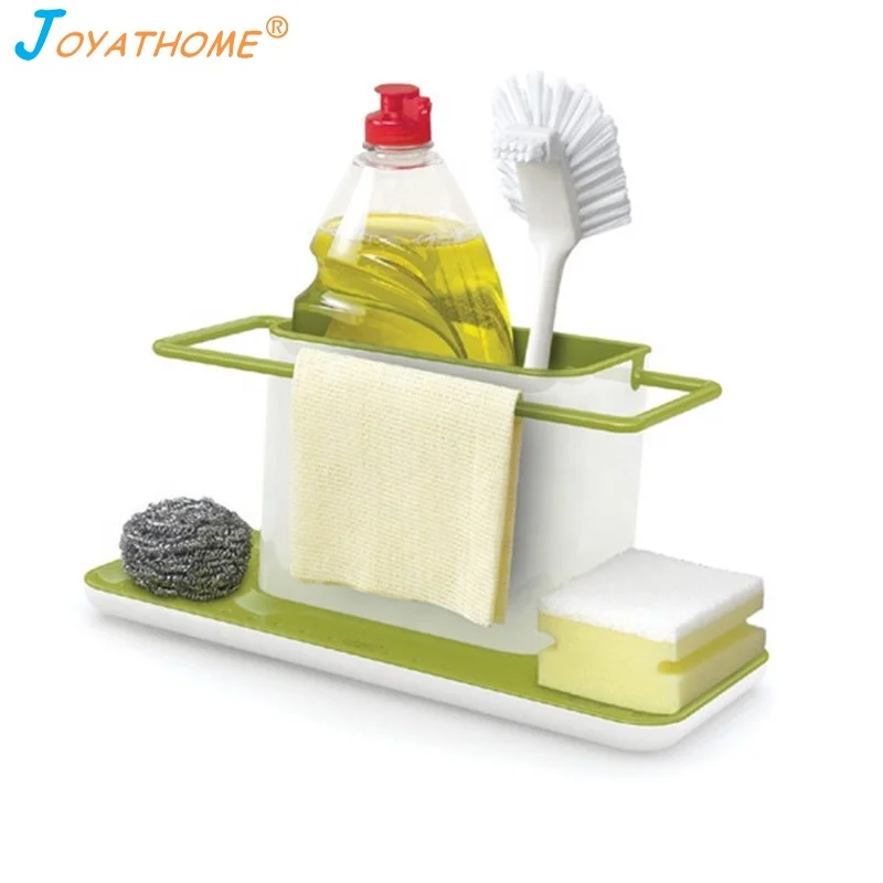 

Joyathome Latest Kitchen Accessories Storage Drain Rack Sponge Dishwashing Cloth Rack Turkish Kitchen Accessories Organizer, Blue, green, black, yellow