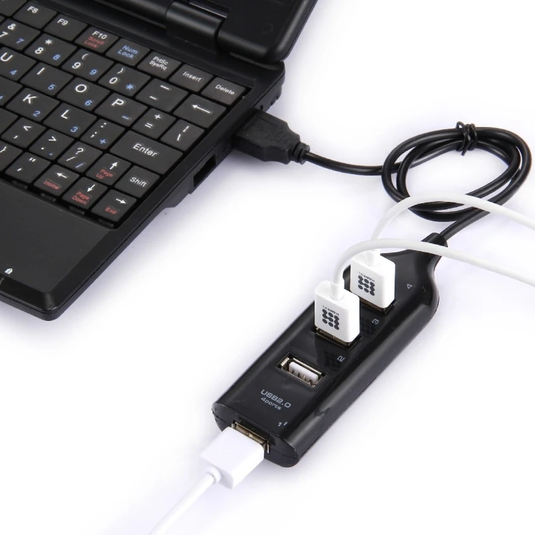 

Dropshipping Agent Shopify Best Selling Products 4 Ports USB 2.0 HUB with Cable Length: 30cm