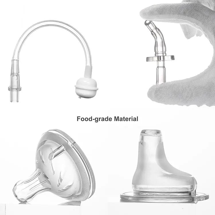 
Cute girl boy bpa free tirtan sipper drinking water bottle baby bottle with straw nipple 