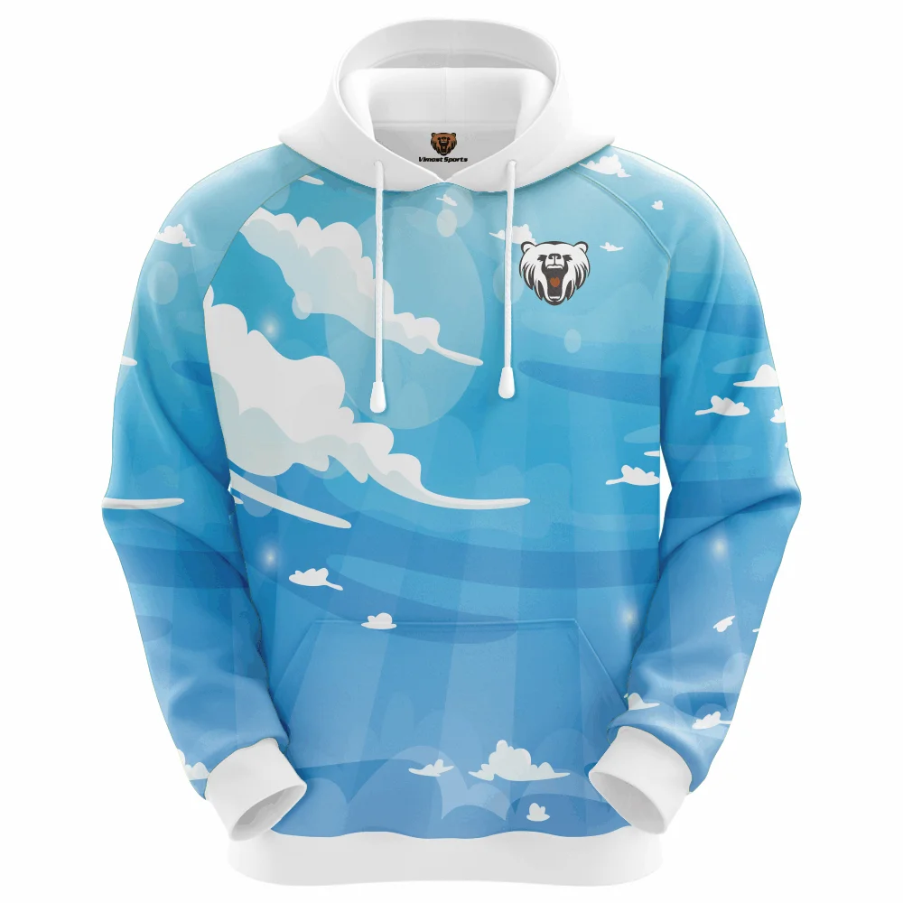 

sublimation men hoodie custom printing blue hoodies high quality oversize pullover hoodie, Various colors for your choice