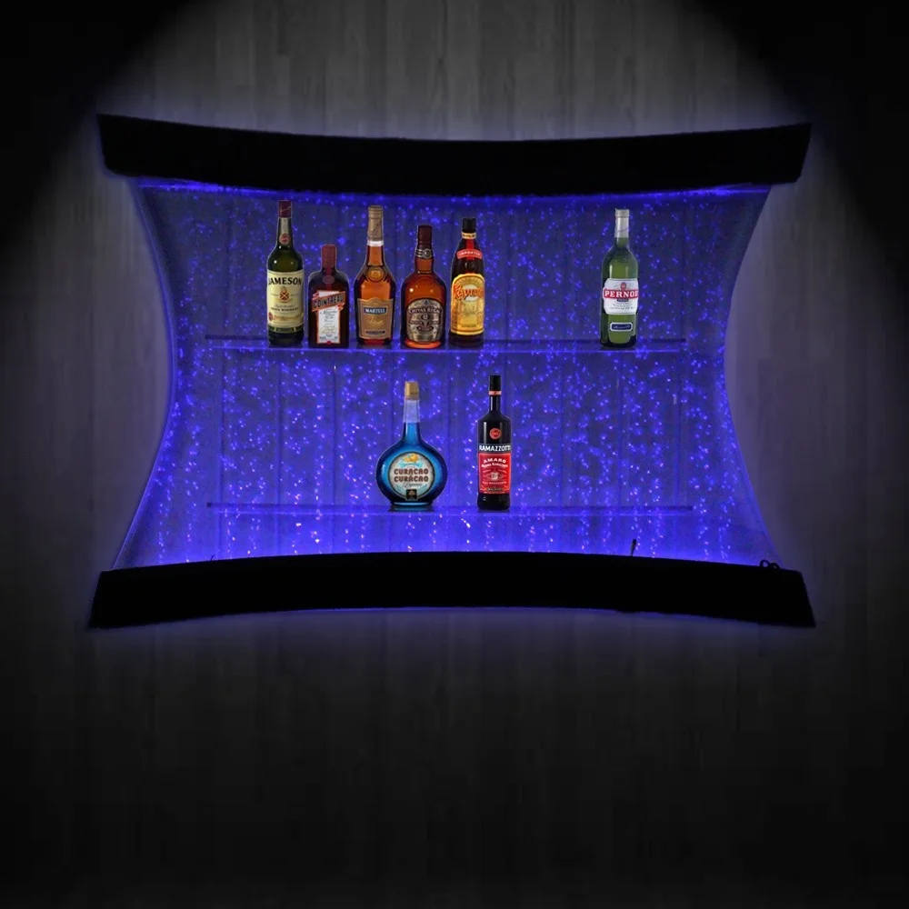

16 colors change LED bubble wall mounted wine bar wall decoration