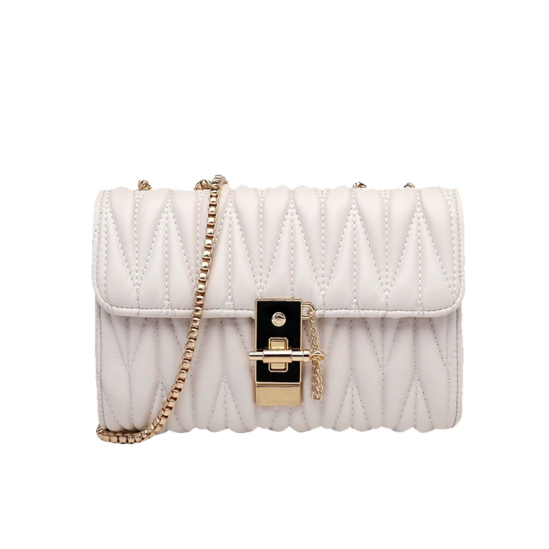

new square designer ladies bag customizable pu leather crossbody handbags with strap