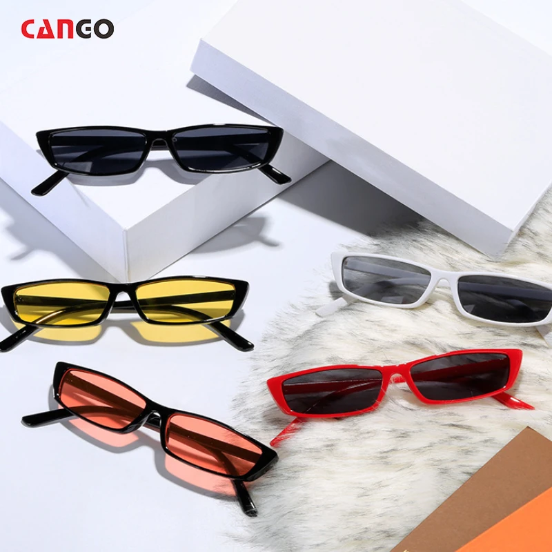 

Classic Slim Sunglasses Women Brand Design Vintage Rectangle Sun Glasses Female Eyewear UV400 party sunglasses