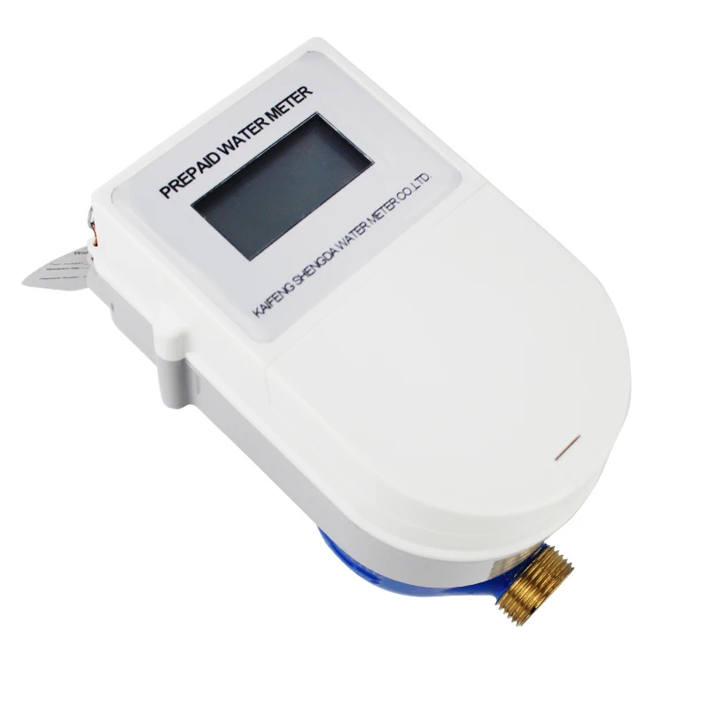 
RF IC card Intelligent prepaid water meter with software 