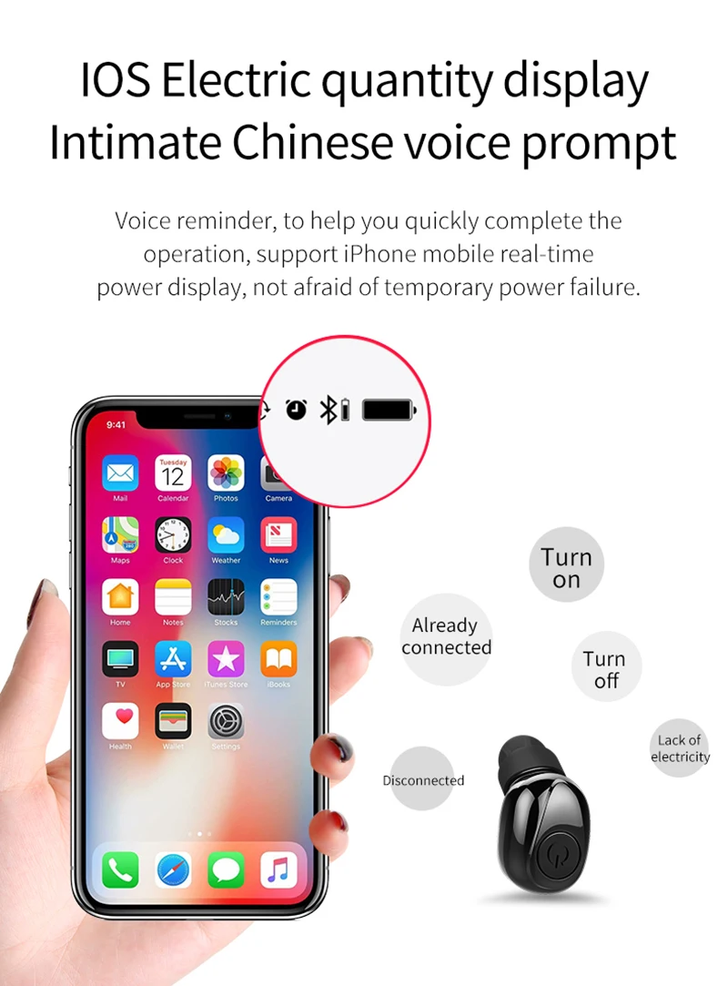 X8 TWS Bluetooth True Wireless Earphones 5D Stereo Earbuds Mini TWS 5.0 Waterproof Headfrees 2200mAh Power Bank For Smart phones - ANKUX.COM