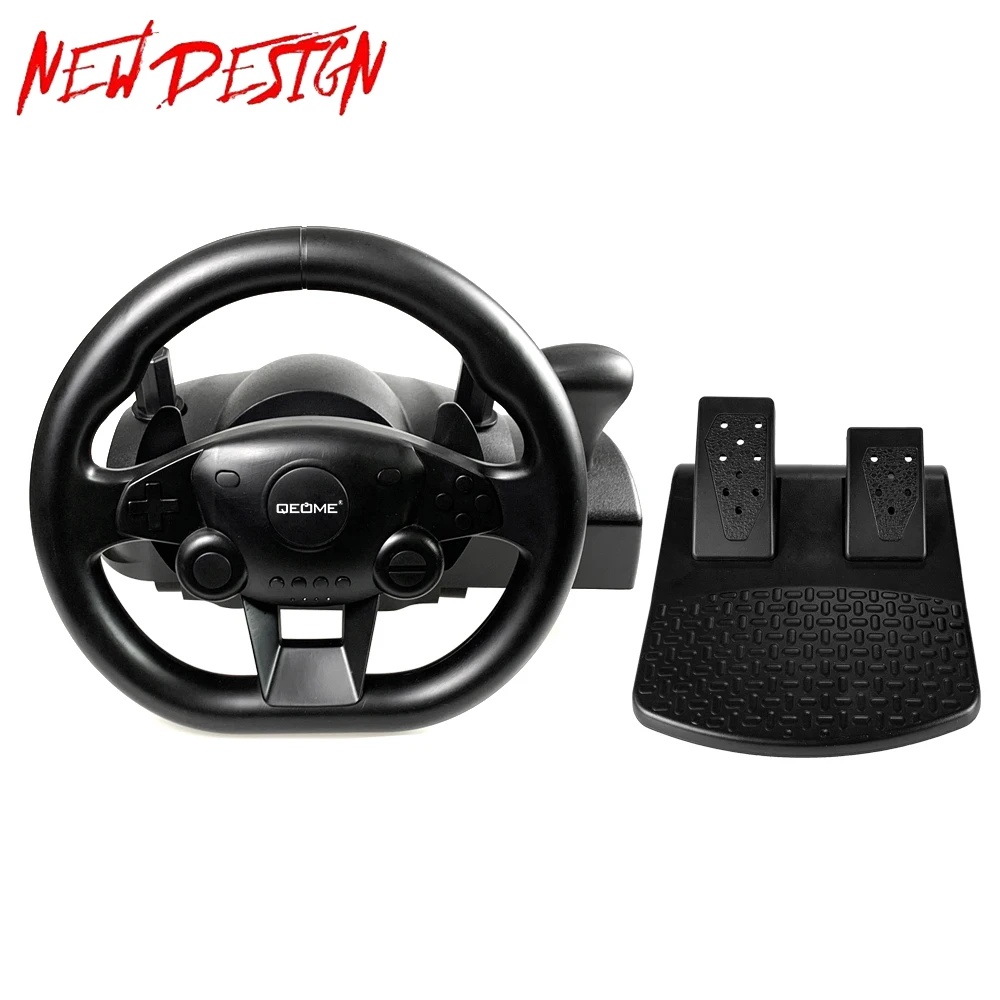 

Cheapest racing game steering wheel Car Driving Force joystick racing wheel for PS4/PS3//PC/Xboxone/Xbox360/Android/Switch, Black, red, blue ect.