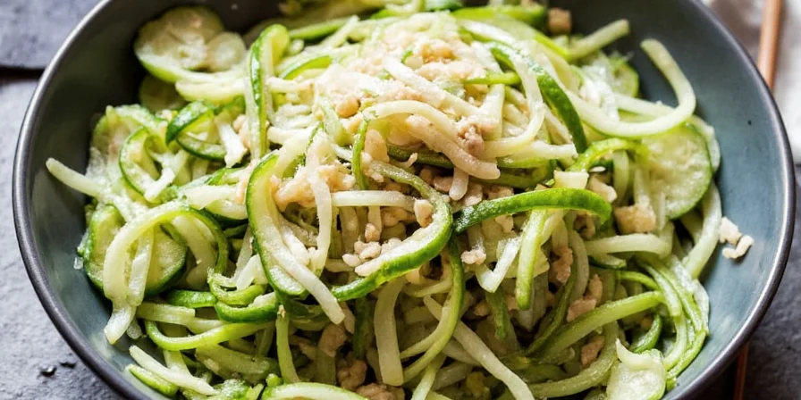 Fusion Korean cucumber salad recipe