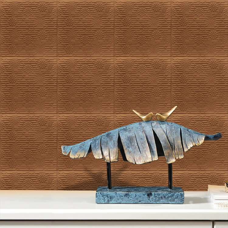 
Cheap Wallpaper for Sale Self Adhesive Wall Tiles foam brick 3d wallpaper walls wholesale home decoration warm color wallpaper 