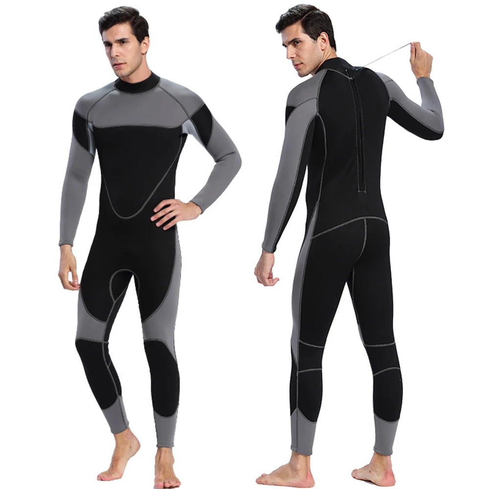 

FunFishing custom design neoprene men diving wetsuit surfing suit with back zipper