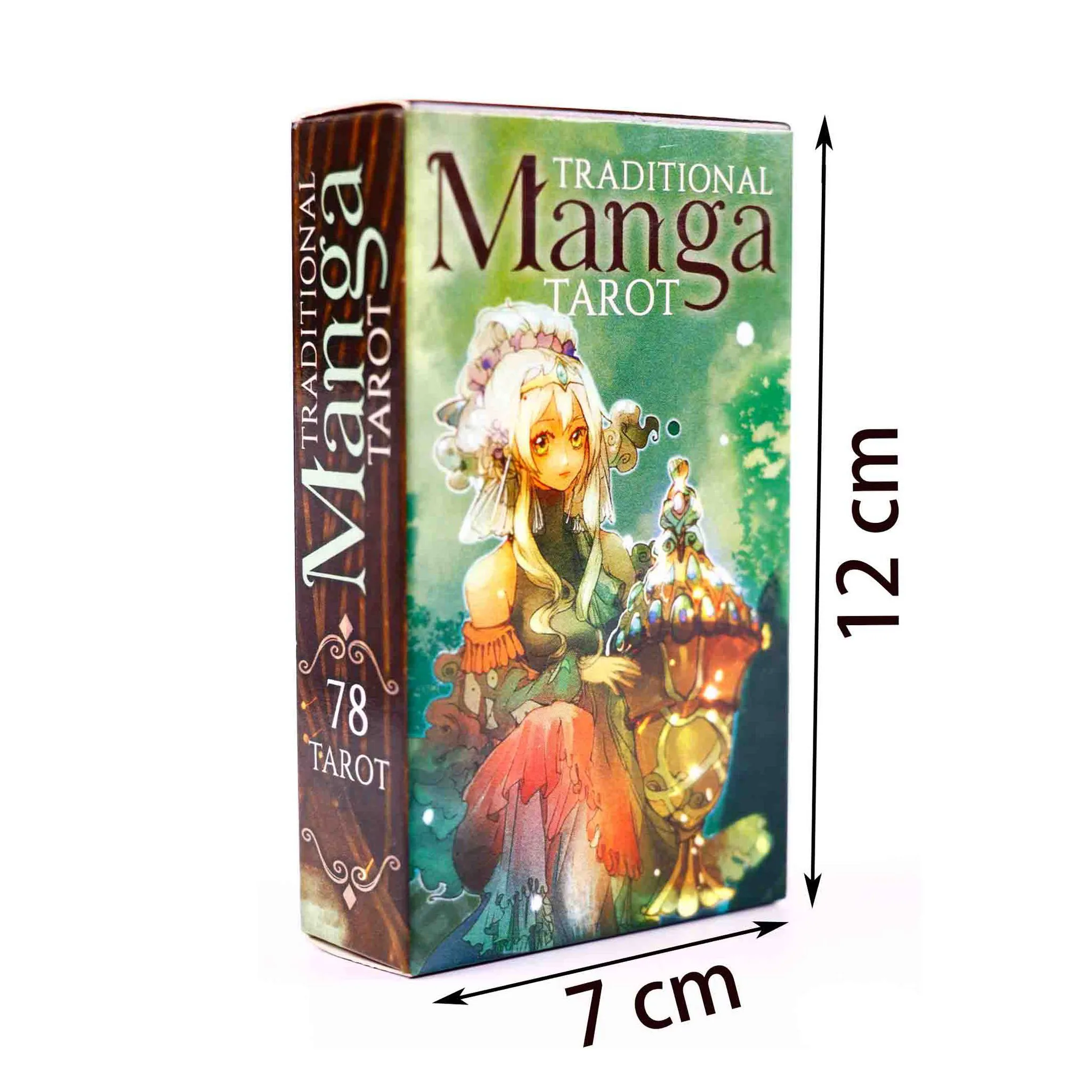 

Best Sell Traditional Manga Tarot Cards English Oracle Cards Women Girls Tarot Deck Board Game