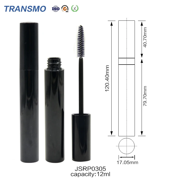12ml clear eyelash tube container eyelash adhesive tubes wholesale 12ml eyelash growth tube with brush