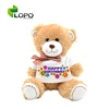 Personal Tailor blank sublimation heat transfer white T-shirts Teddy Bear