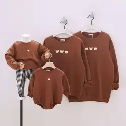 French terry casual baby and adult sweatshirts car