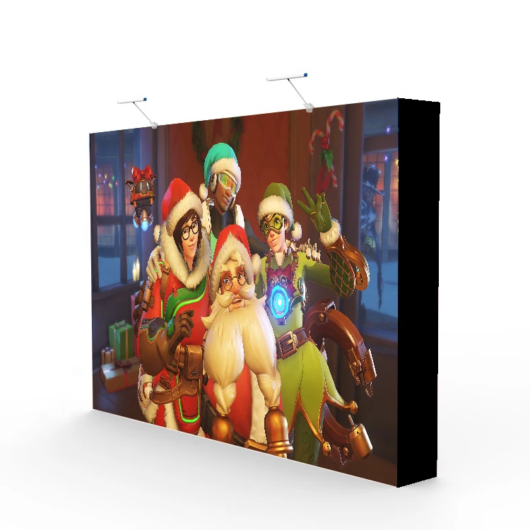 
Portable Fabric Pop up Display Stand Straight/Curved tension fabric Pop up display stand backwall 