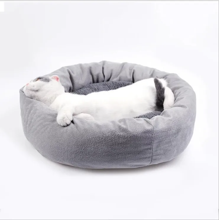 

Promotion All Season Black Velvet Pet Beds Striped, Pink, red, black, bule, pearl white, customized