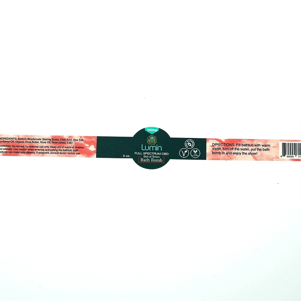 Custom Design Printed Self Adhesive Tamper Proof Bottle Security Small