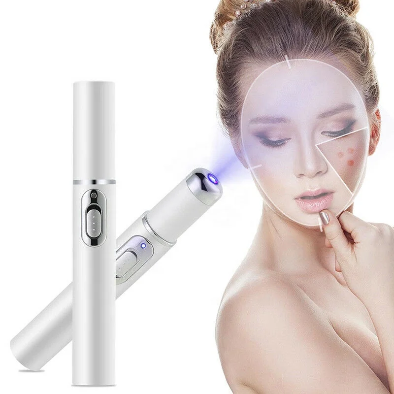 

Hotselling tattoo removal laser pen blue light laser therapy acne mole removal pen, White