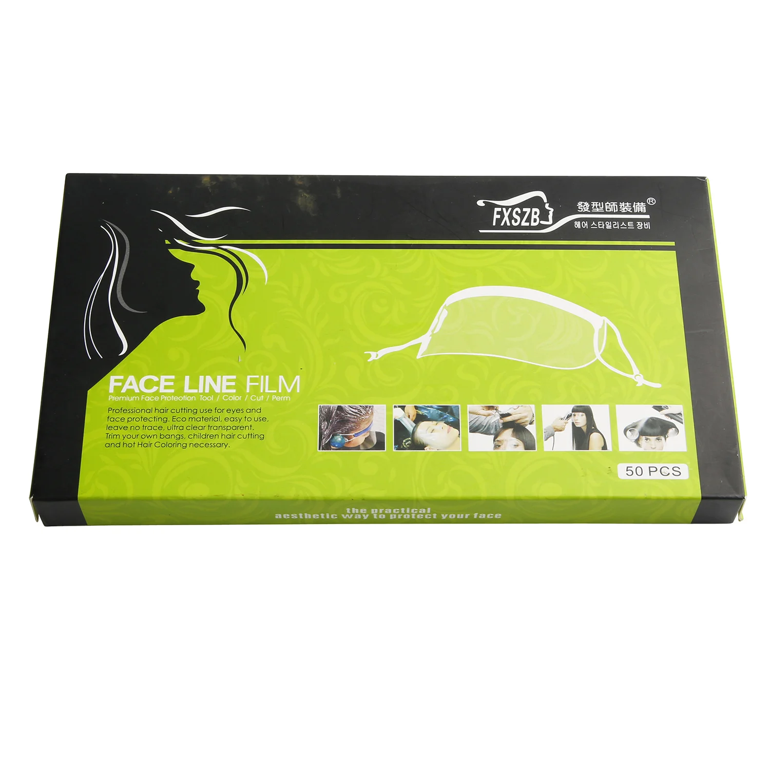 

CTA109 High Quality Disposable Face Line Film 50pcs/box for Permanent Makeup Accessories, Transparent