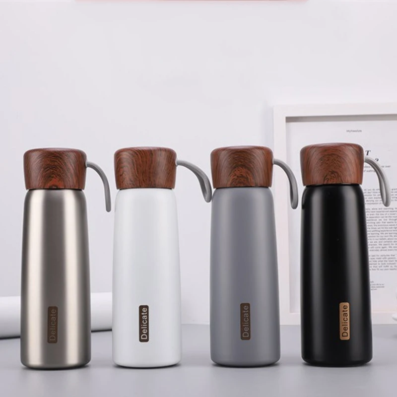 

Custom Thermos Cup Insulated Cups Coffee Cup Warmer Calentador De Tazas Insulated Water Bottles With Wooden Lid