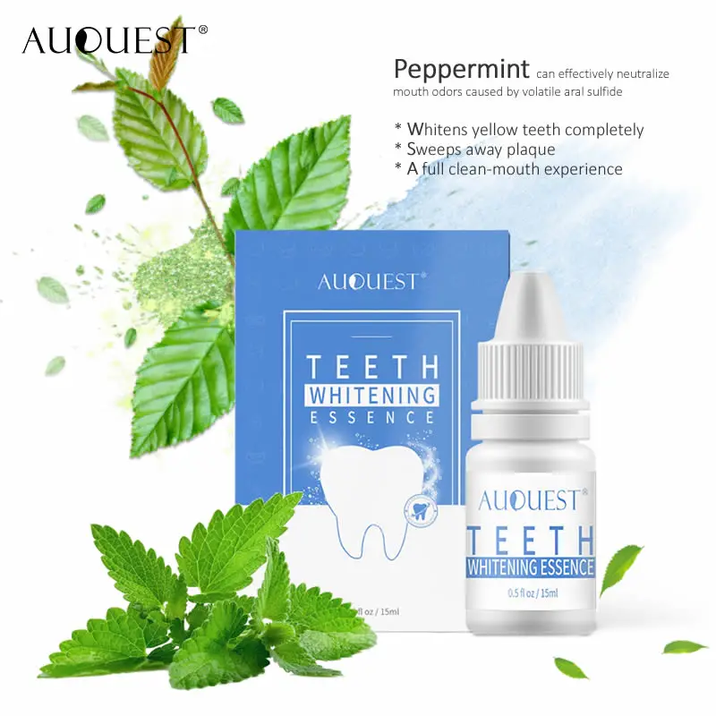

AUQUEST Teeth Whitening serum Oral Hygiene Teeth Cleaning Removes Stains Teeth serum, White color
