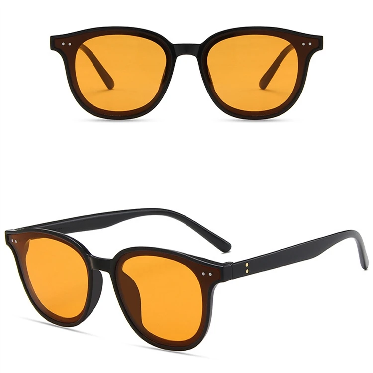 

DLL2103 brand designer gentle fashion monster round shades unisex trendy luxury sunglasses 2021