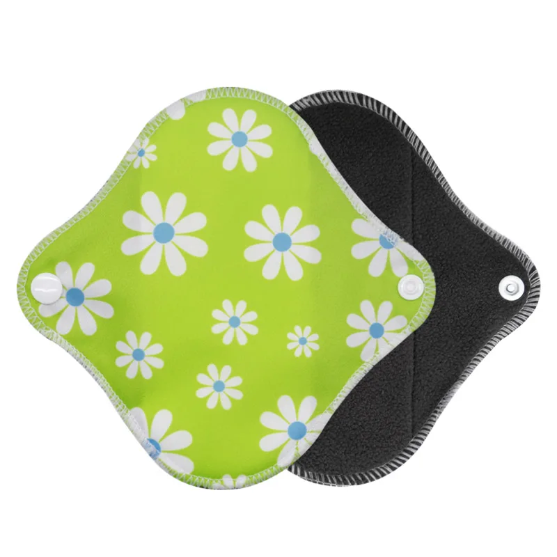 

Bamboo Woman Sanitary Napkin Cloth Reusable Menstrual Pad, Multi color