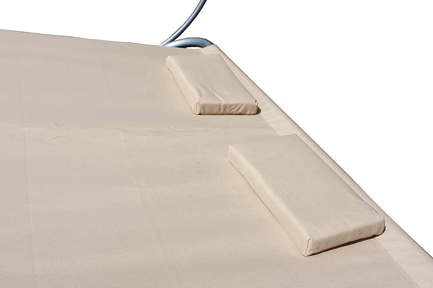 Garden Outdoor Double Portable Durable Steel Stand Chaise Lounge