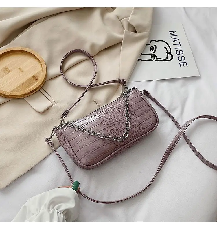 

2021 woman chain crossbody girls tote new fashion style ladies hand bags women's modern wallet soft mini lady bags ins purses, Picture