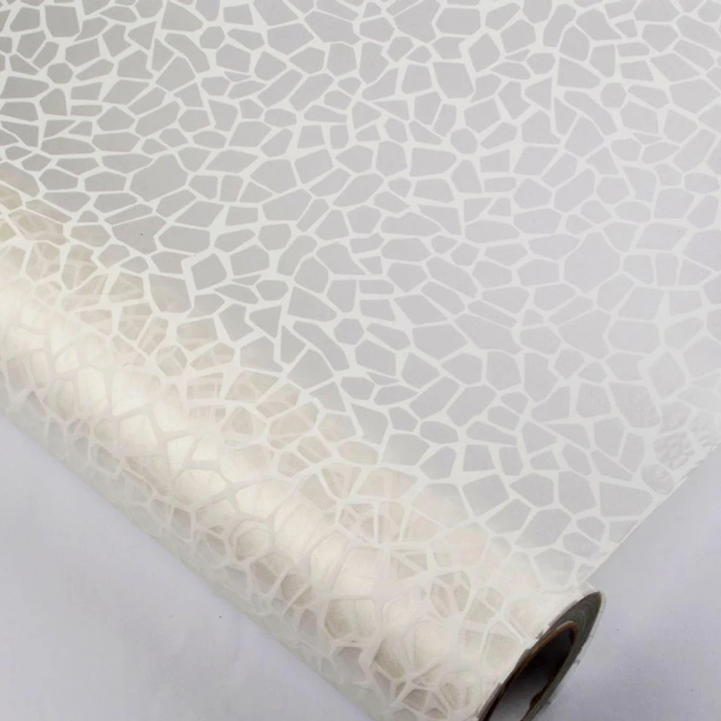 F005 Window Decoration Stickers Glitter Frost Glass Paper