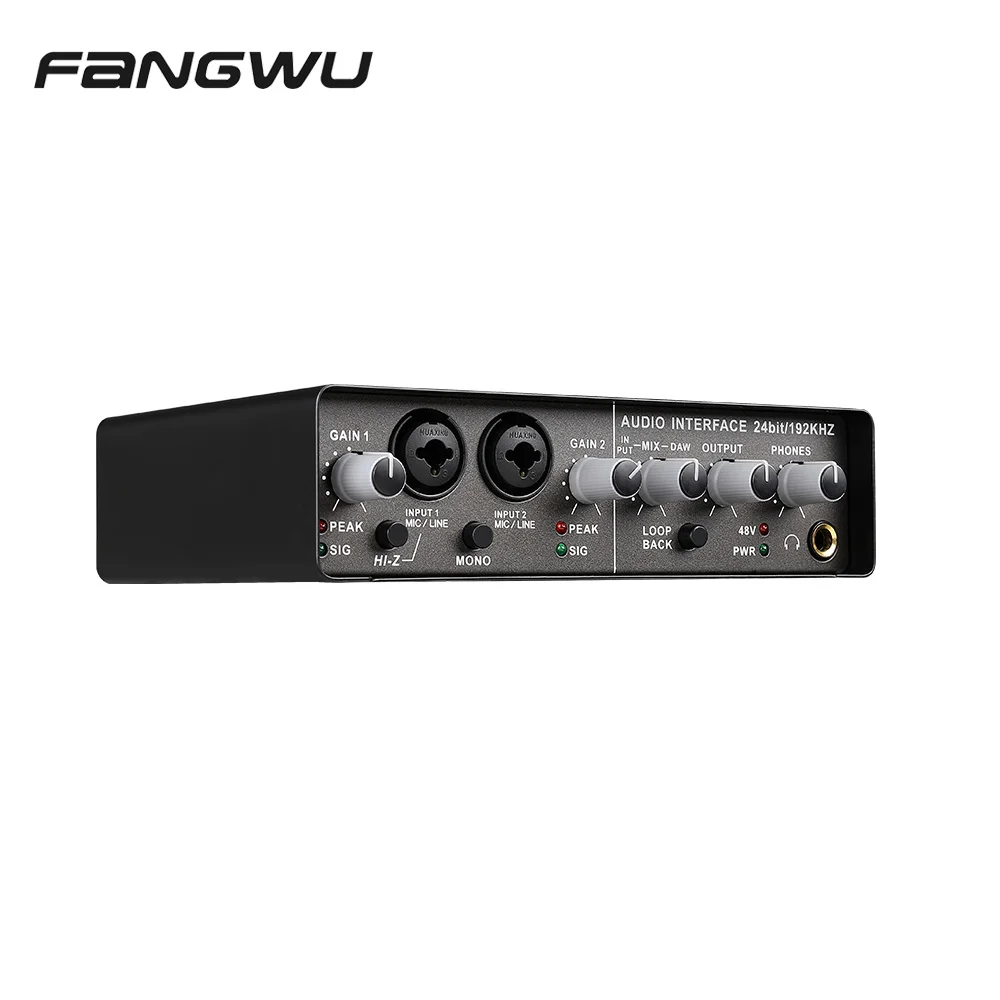 

V8 V9 V10 Bm800 Recording Interfaz De Audio Q24 Sound Card Interface, Black/silver/custom