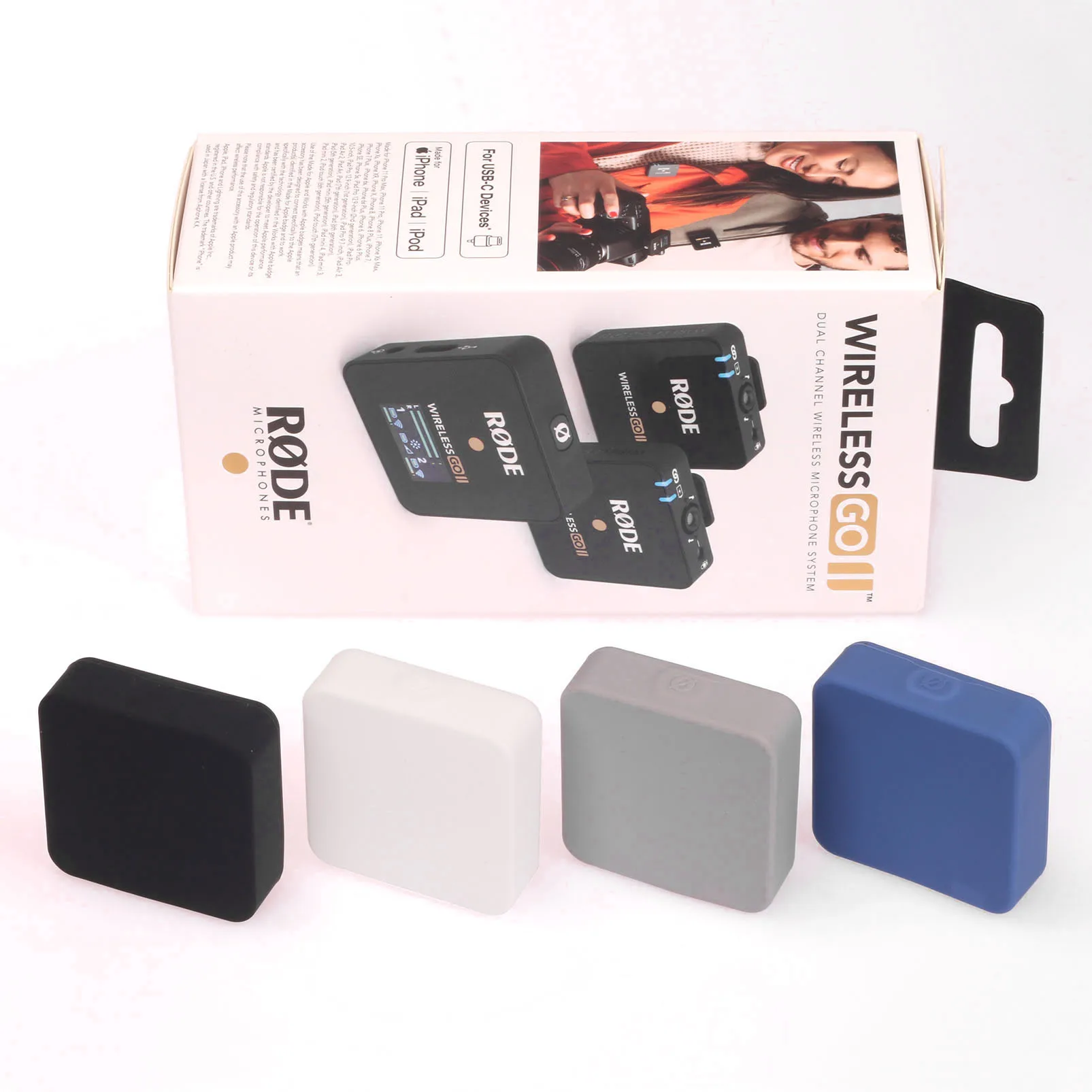 

Silicone Case for RODE Wireless Go II/RODE Wireless GO 2 Wireless Microphone System Silicone Cover for Rode 2
