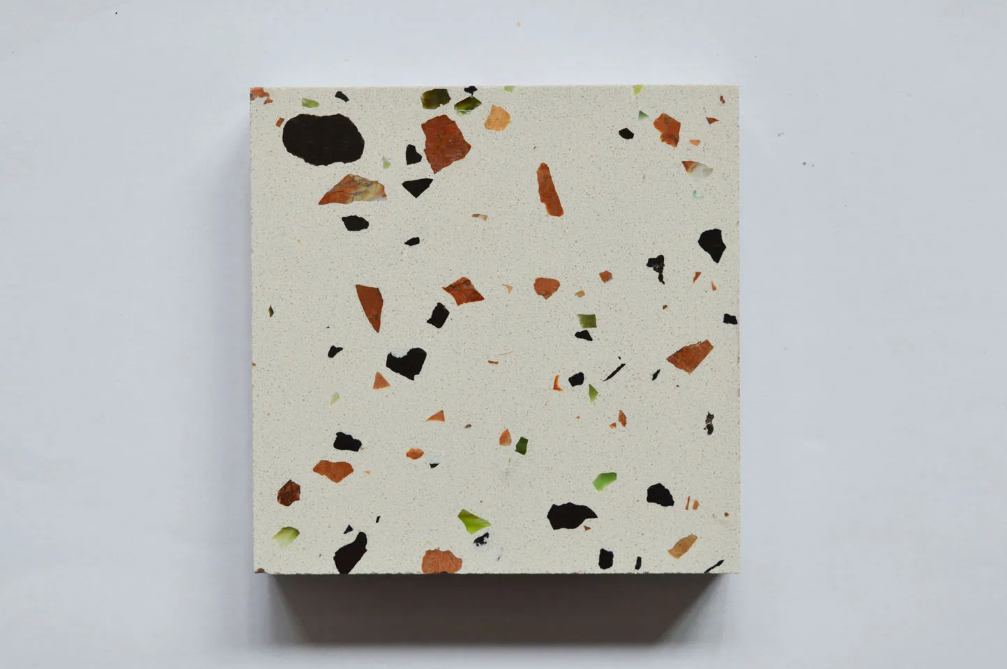 cream terrazzo tiles