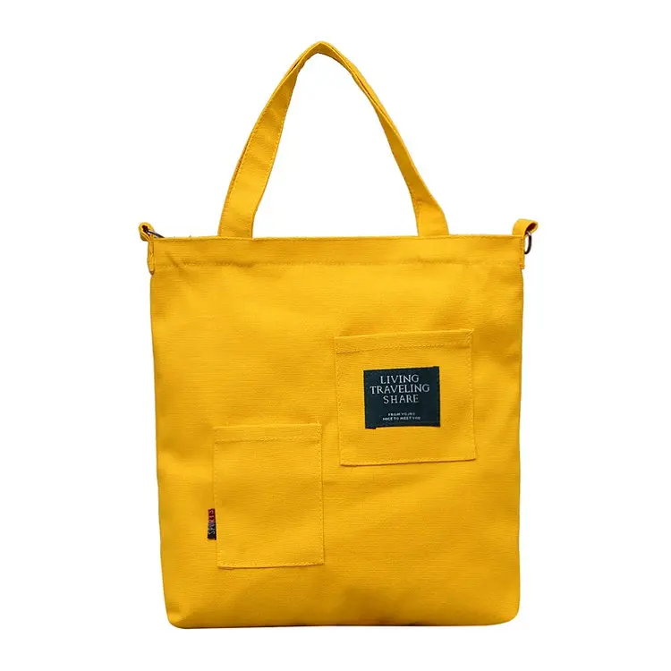 

Wholesale custom logo best sale fashion portable single shoulder canvas shopping bag, Any color are available