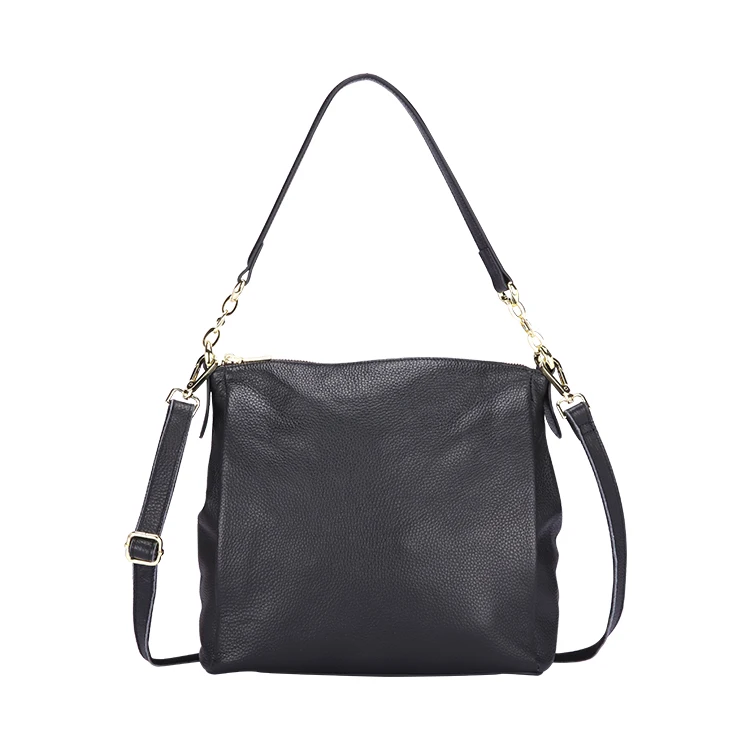 

Blu Flut custom full grain genuine leather women shoulder messenger bag leather shoulder handbag, Coffee,gray,black