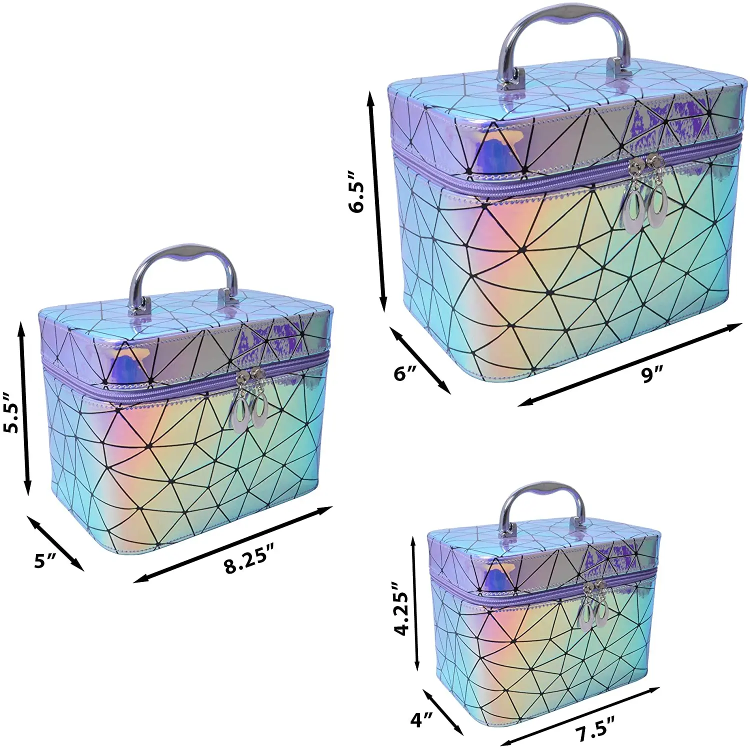 

New style portable zipper colorful cosmetic bag, Colors