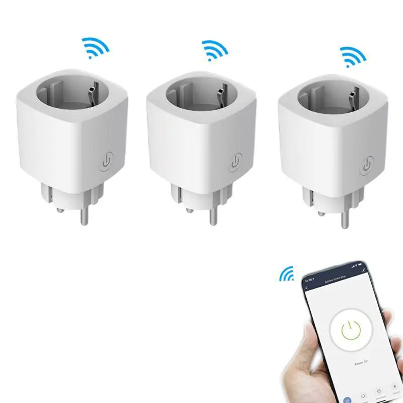

RSH Tuya Smart Plug Power Socket EU Standard Alexa Google WiFi Outlet with Energy Monitoring Timer Scheduling Away Mode