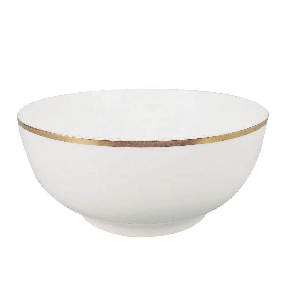 

OEM Ceramic Plate Unique Golden Edge Restaurant Restaurant Bowl