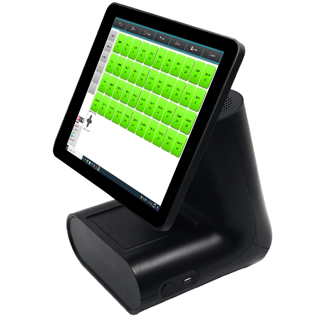 

15.6 inch HD All in One Touch Screen Point of Sale POS System Machine Payment Terminal with 80mm Built-in Thermal Printer