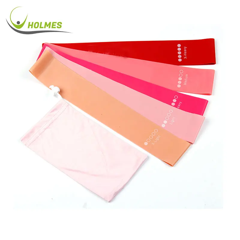 

for Home Fitness StretchingTraining Physical Therapy Workout Bands Pilates Resistance Loop Exercise Bands, Pink/purple/custom